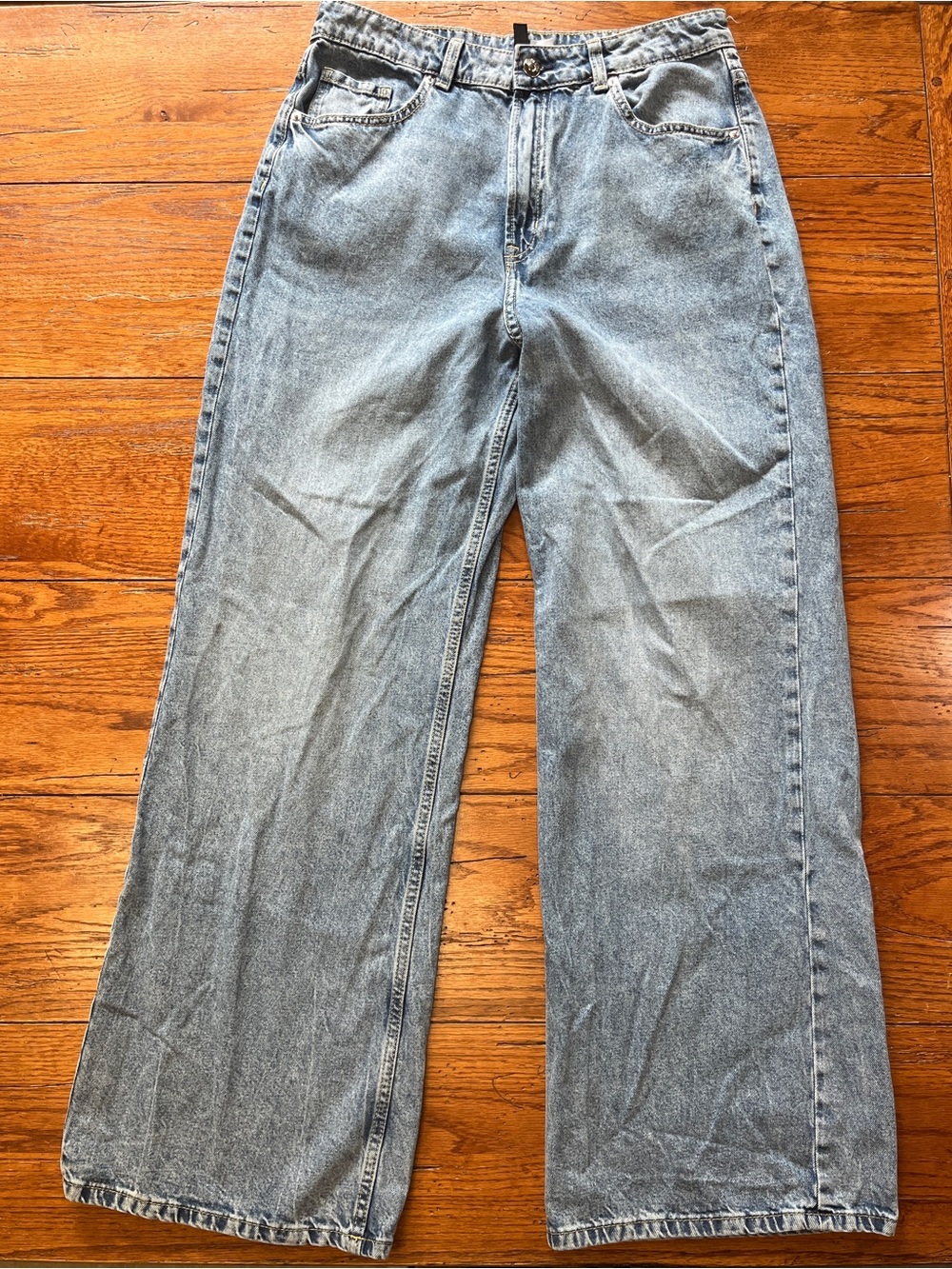 Divided by H&M Wide Leg High Rise Jeans 8